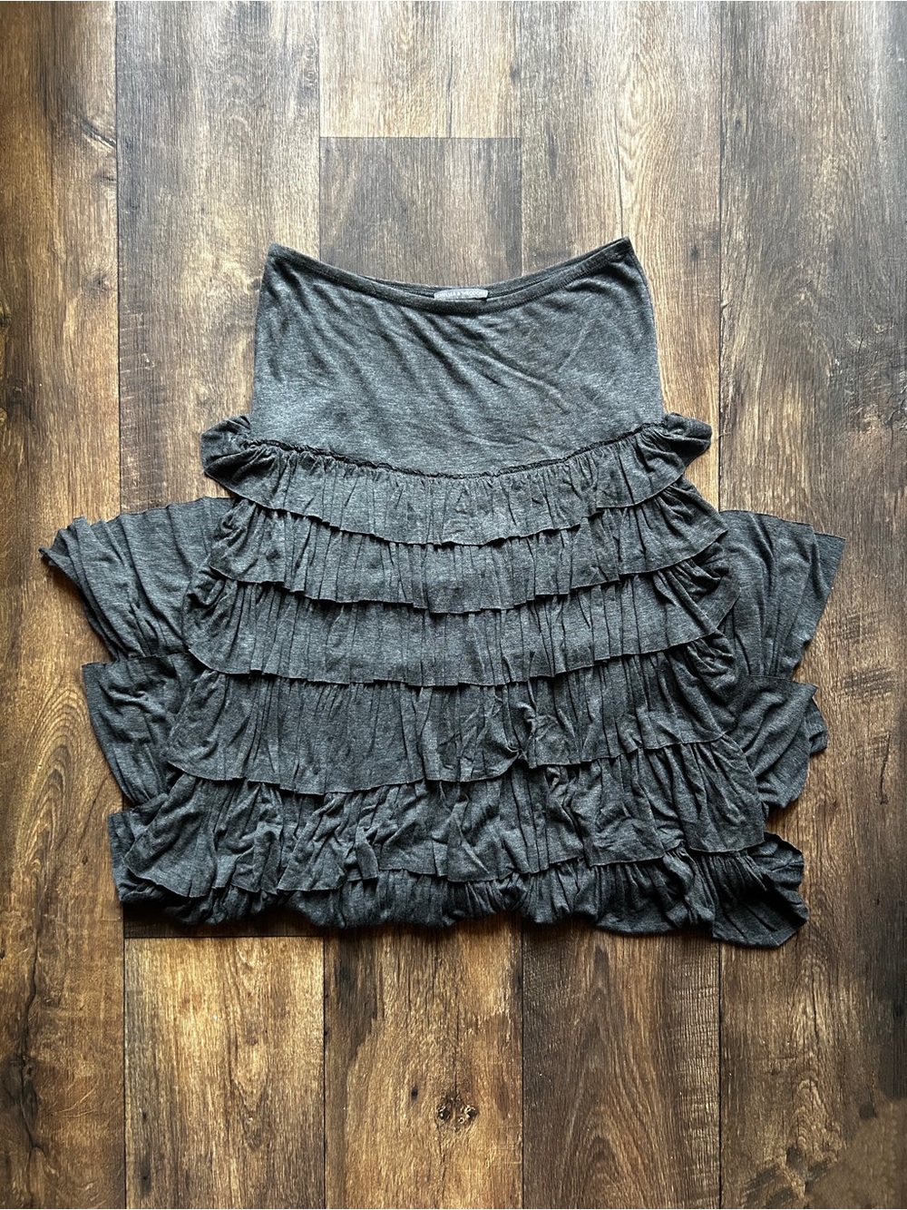 Ruffle Bohemian Maxi Skirt